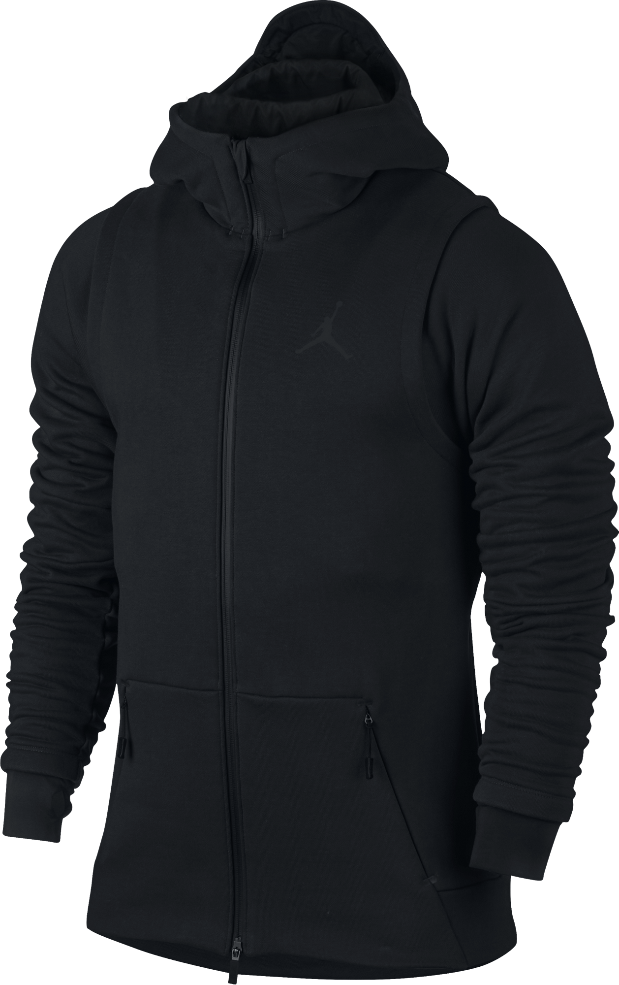 NIKE AIR JORDAN SHIELD HOODIE BLACK