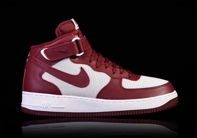 nike air force mid 07 red