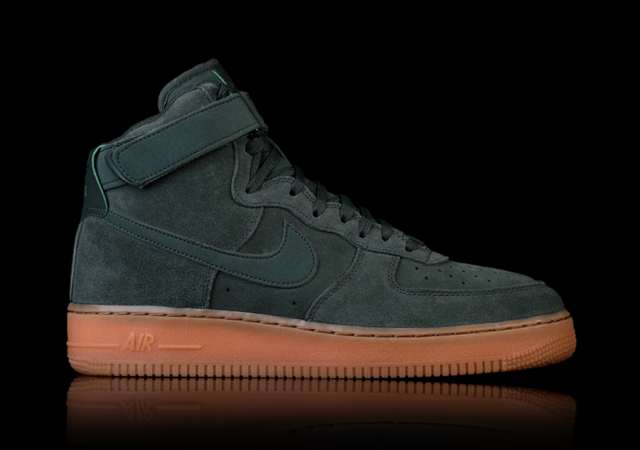NIKE AIR FORCE 1 HIGH LV8 SUEDE GREEN