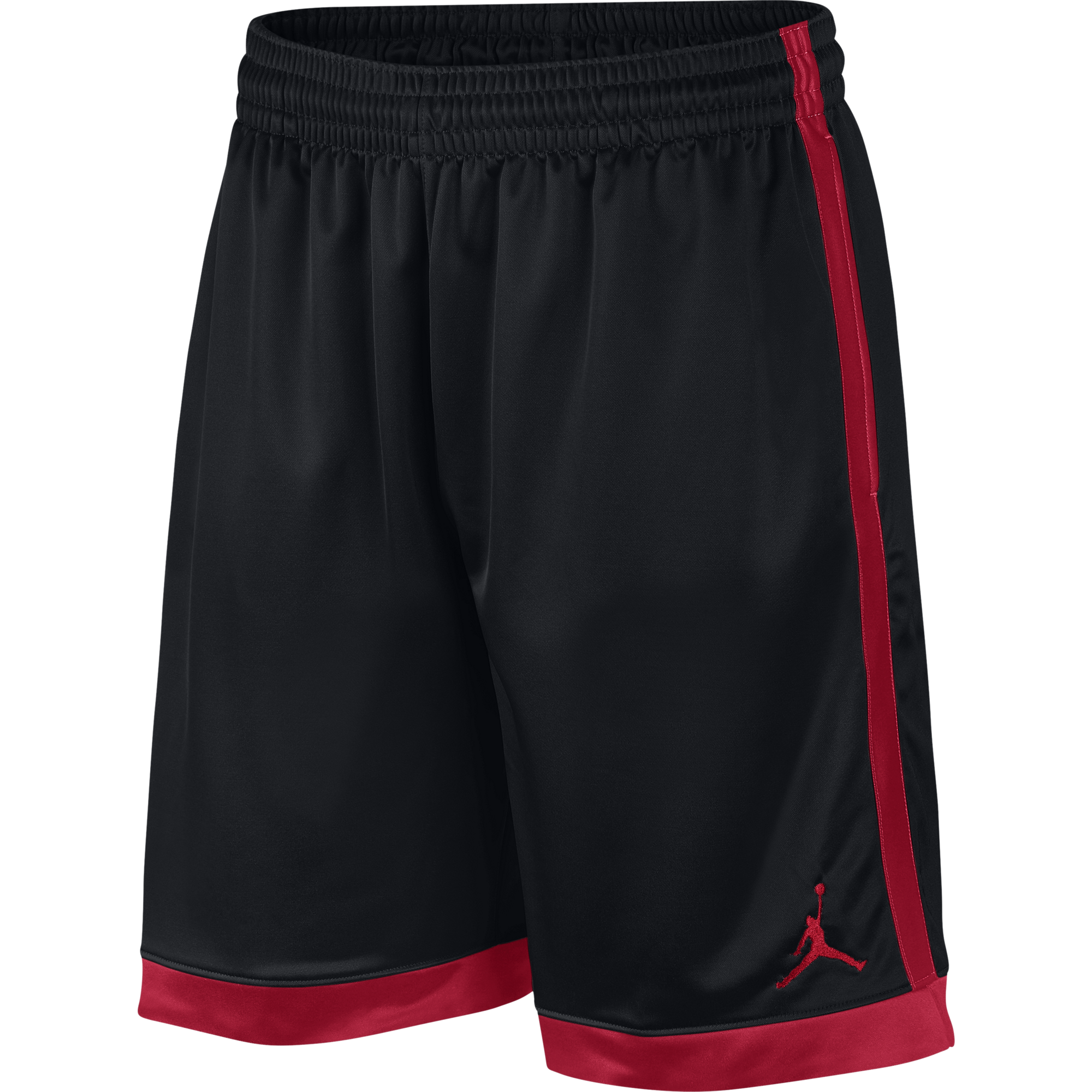 NIKE AIR JORDAN FRANCHISE SHIMMER SHORTS BLACK GYM RED