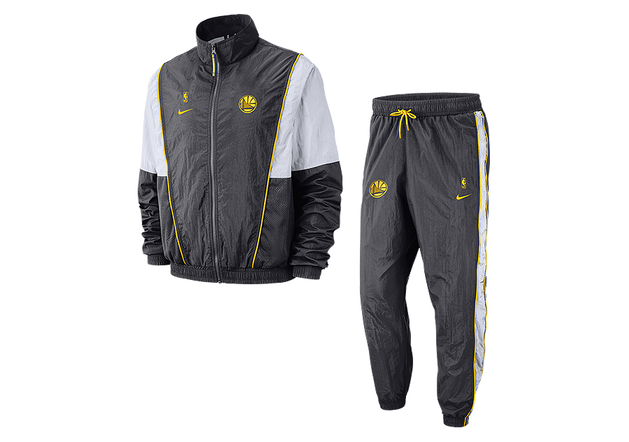 nike nba golden state warriors courtside tracksuit