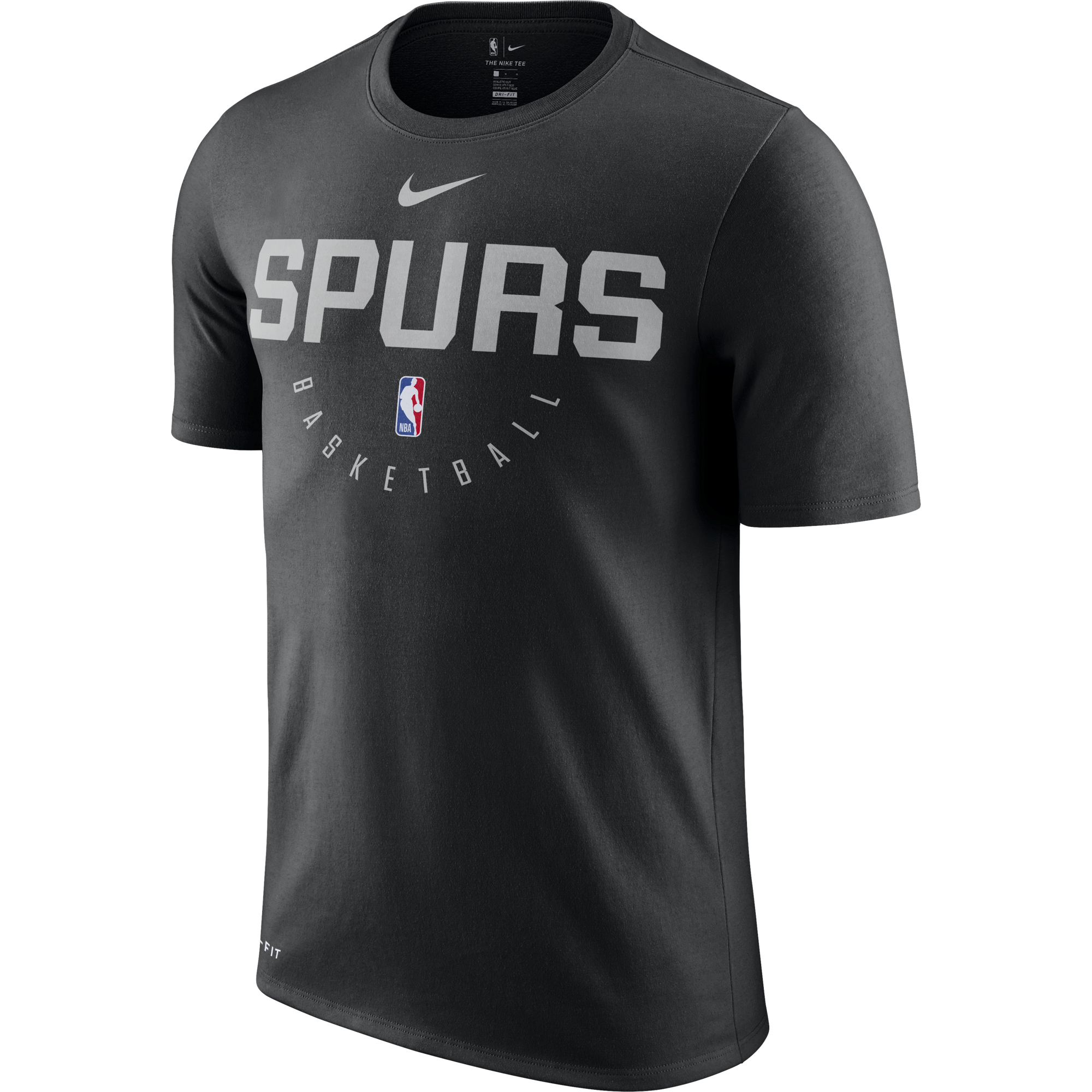 NIKE NBA SAN ANTONIO SPURS DRY TEE BLACK