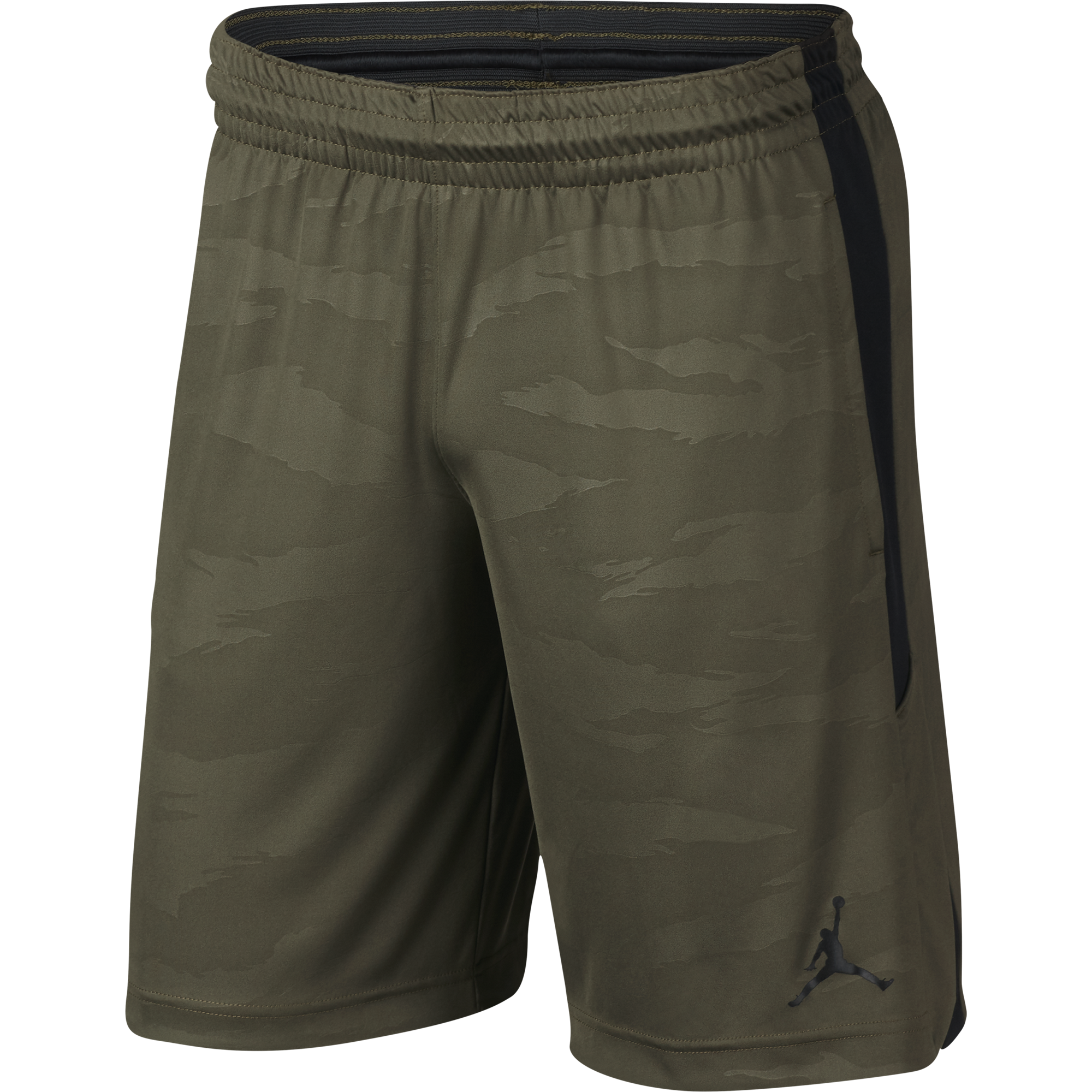 NIKE AIR JORDAN 23 ALPHA DRY KNIT PRINT SHORTS OLIVE CANVAS