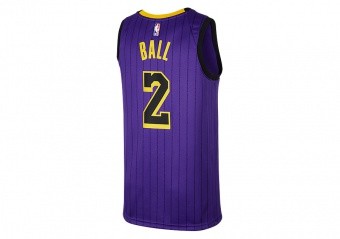 Nike NBA Swingman Jersey Lakers Icon Edition 2020 Amarillo / Field Purple