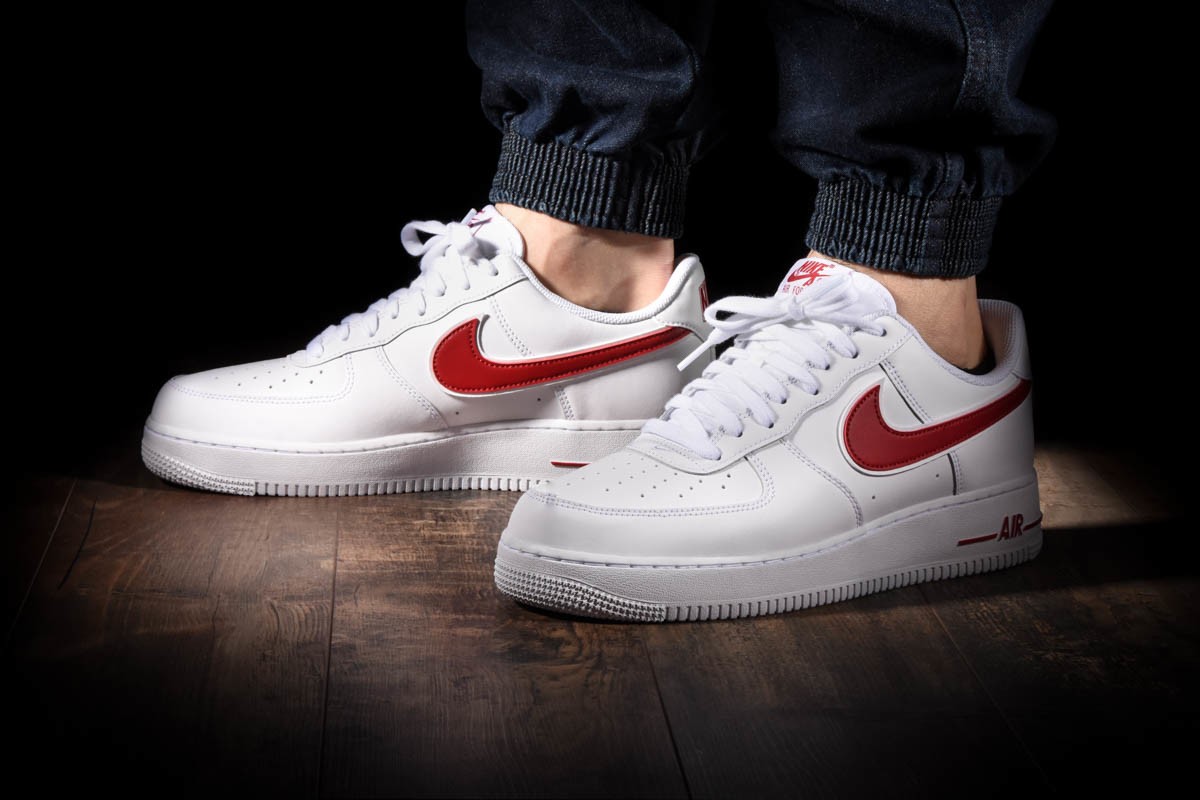 white and red air force 1 07