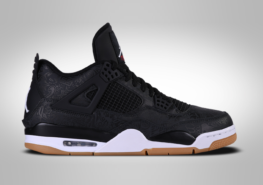 jordan 4 laser black gum