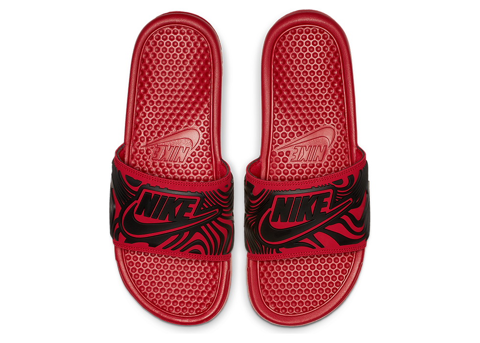 NIKE BENASSI JUST DO IT SLIDE GYM RED