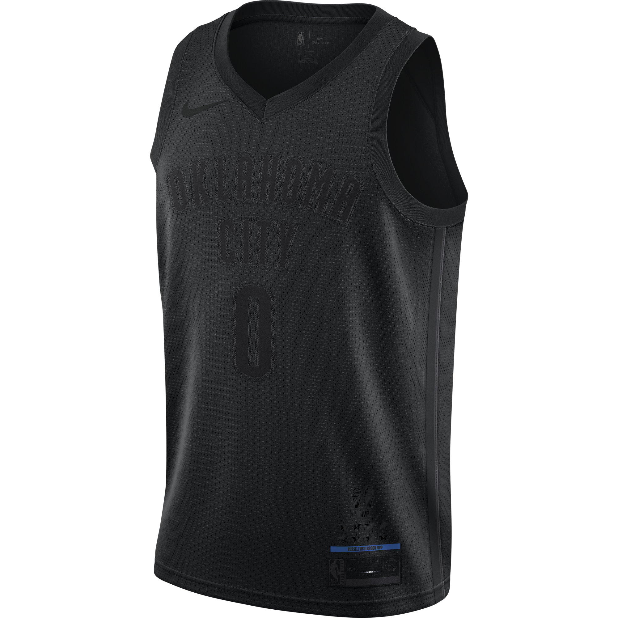 NIKE NBA MVP RUSSELL WESTBROOK SWINGMAN JERSEY BLACK