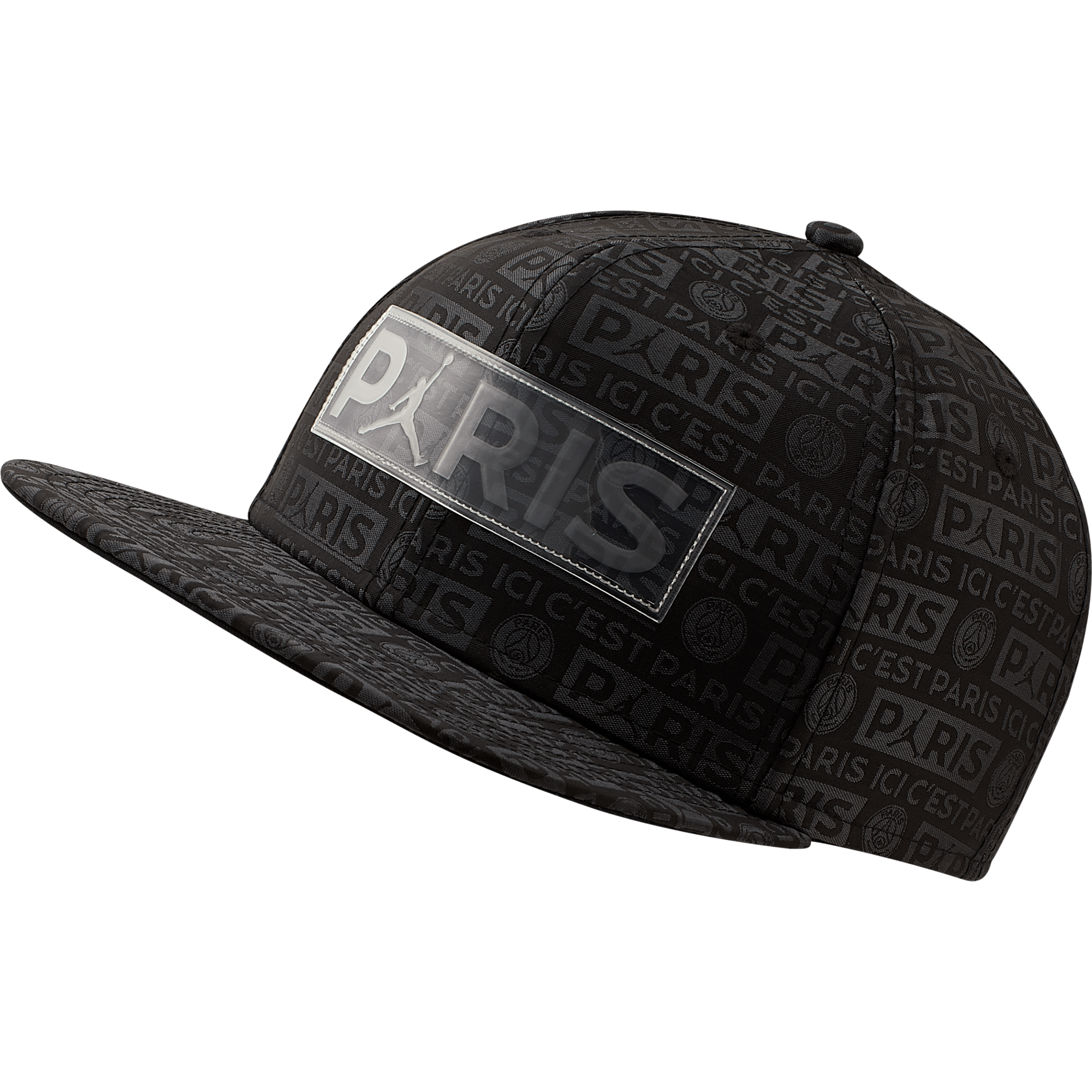 NIKE AIR JORDAN PSG PARIS SAINT-GERMAIN PRO CAP SNAPBACK BLACK