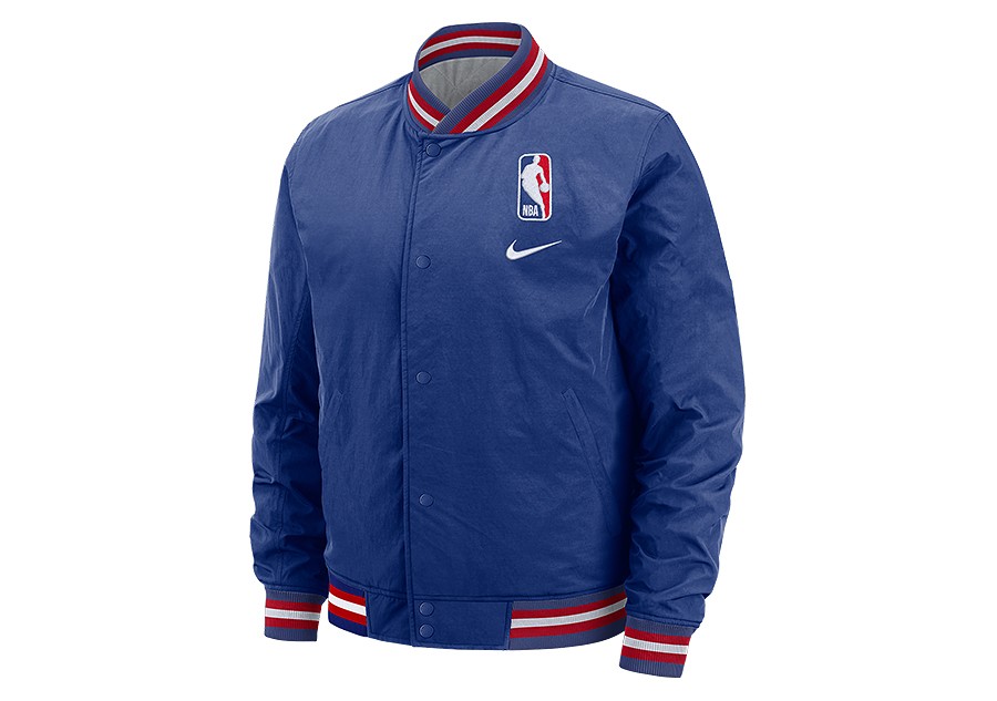 Somatic cell snow White reckless NIKE NBA N31 COURTSIDE JACKET RUSH BLUE price €122.50 | Basketzone.net