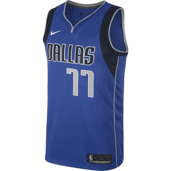 NIKE NBA DALLAS MAVERICKS LUKA DONČIĆ SWINGMAN ROAD JERSEY GAME ROYAL