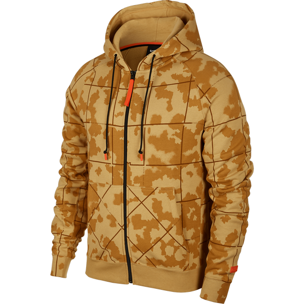 NIKE LEBRON BASKETBALL FULL-ZIP HOODIE CLUB GOLD