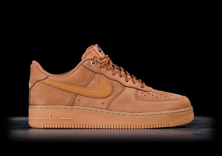 nike air force one trainers flax suede gum