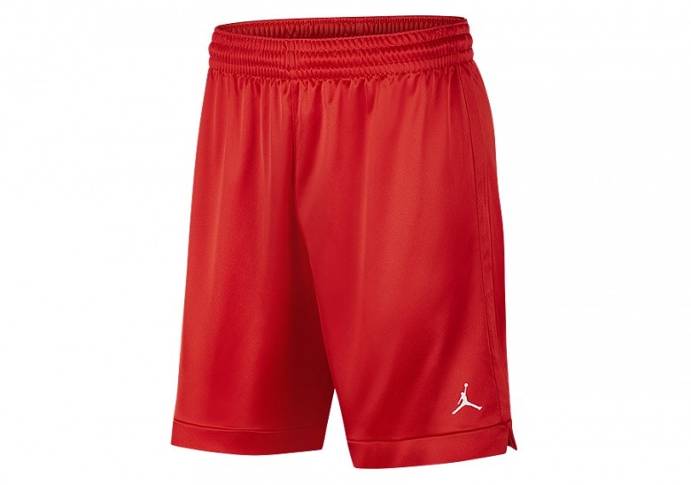 NIKE AIR JORDAN BASKETBALL PRACTICE SHORTS TEAM SCARLET