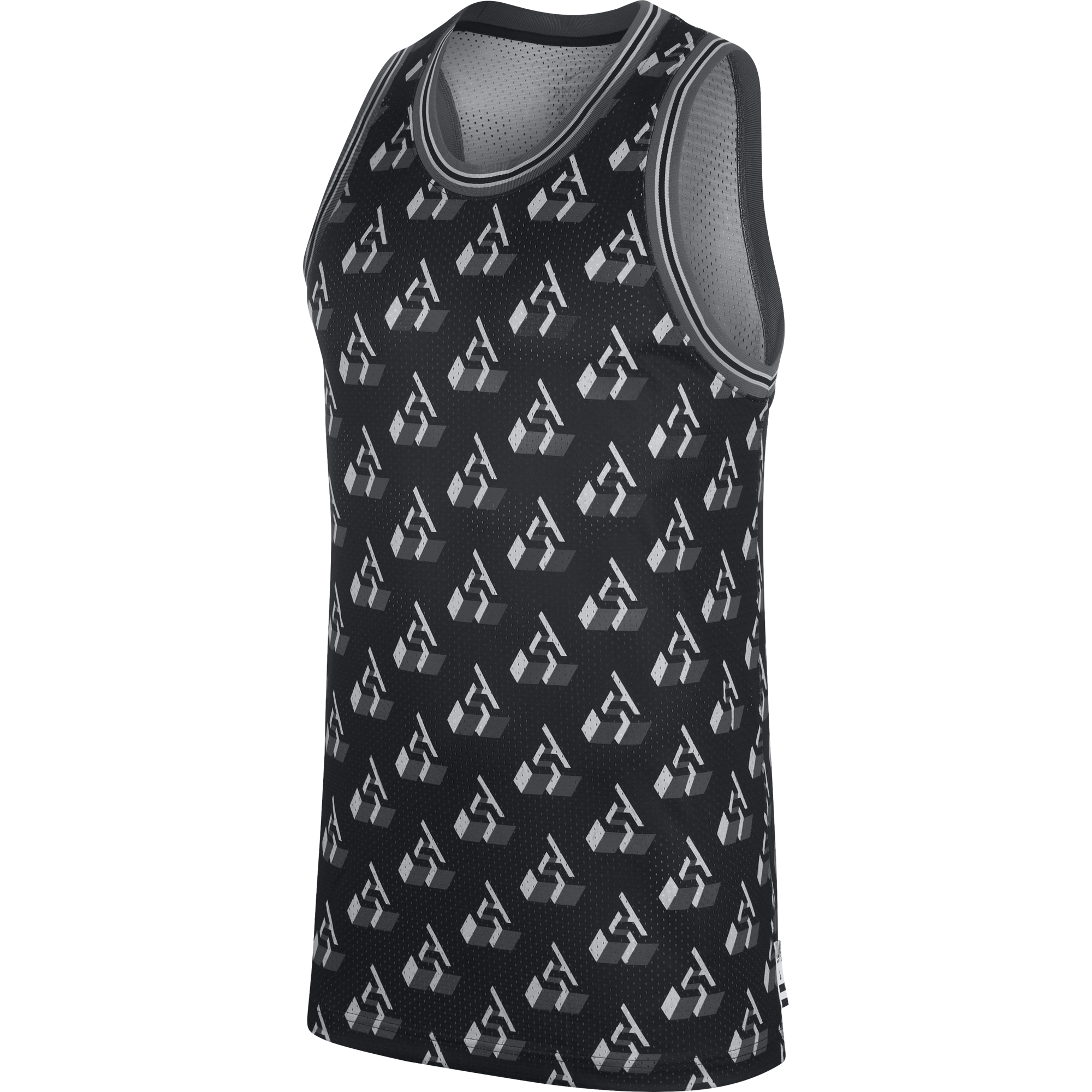 NIKE GIANNIS SLEEVELESS PRINTED TOP BLACK