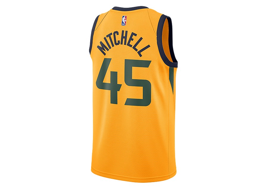 Nike, Shirts, Nike Utah Jazz Mitchell 45 Jersey Size Small