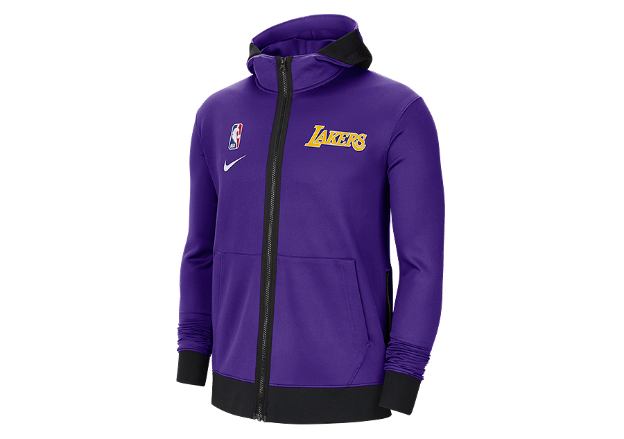 Men's Los Angeles Lakers Nike Purple Showtime Therma Flex