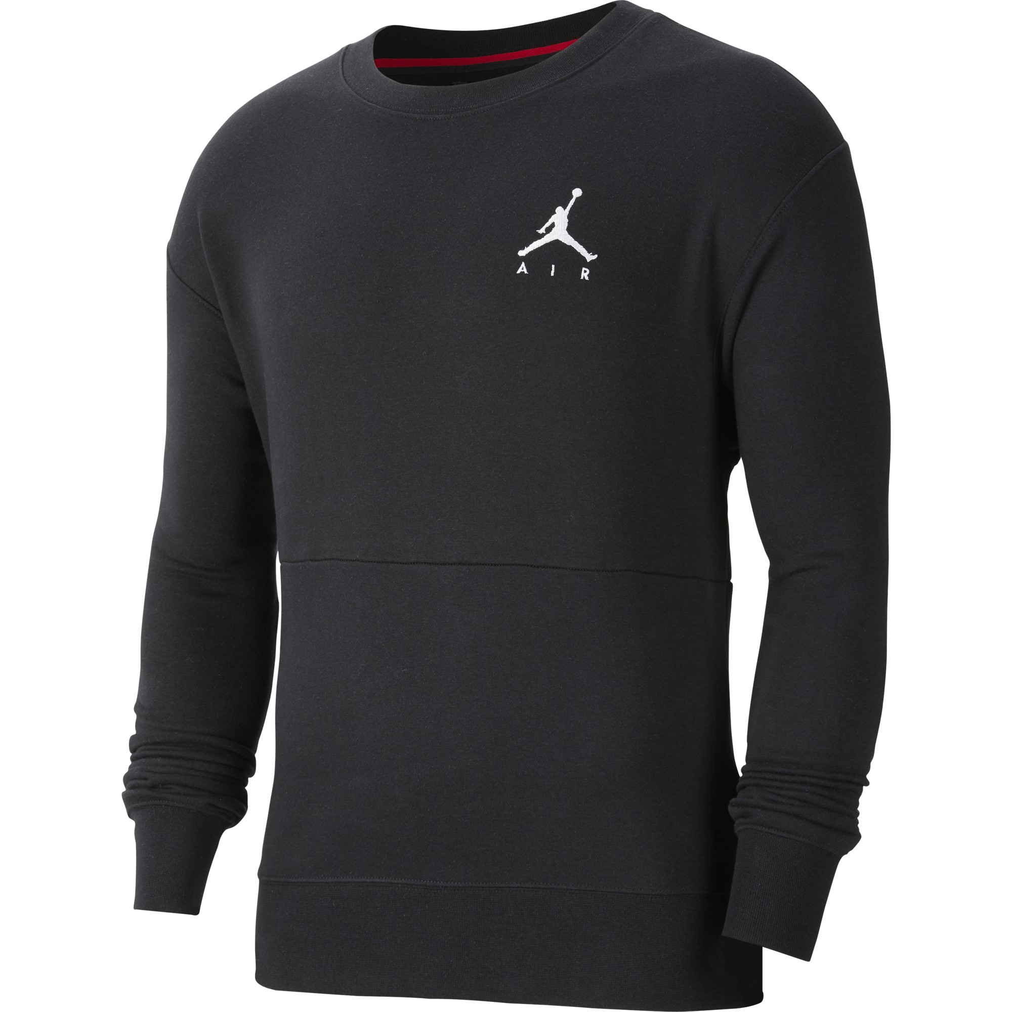 NIKE AIR JORDAN JUMPMAN AIR FLEECE CREW BLACK