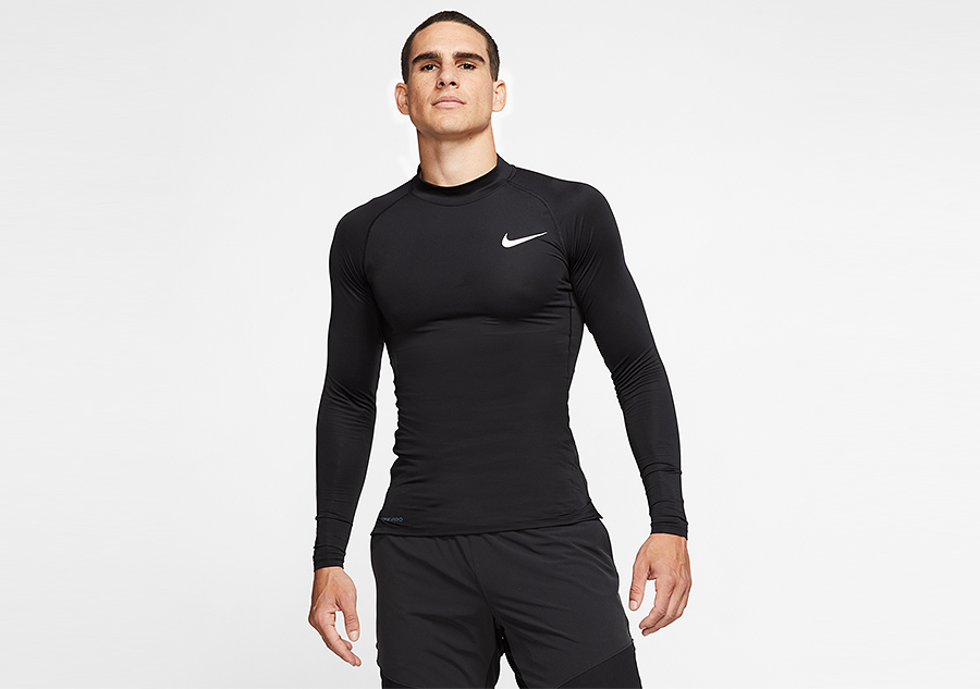 nike pro long sleeve top