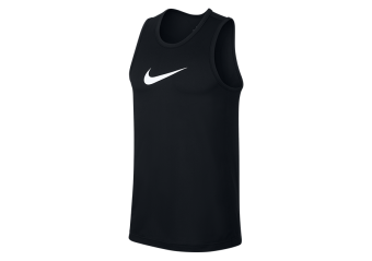 NIKE DRI-FIT SLEEVELESS CRSSOVER TOP BLACK