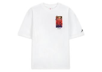 NIKE AIR JORDAN ZION DRI-FIT TEE WHITE
