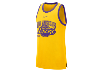 NIKE LOS ANGELES LAKERS TANK DNA COURTSIDE 75 AMARILLO