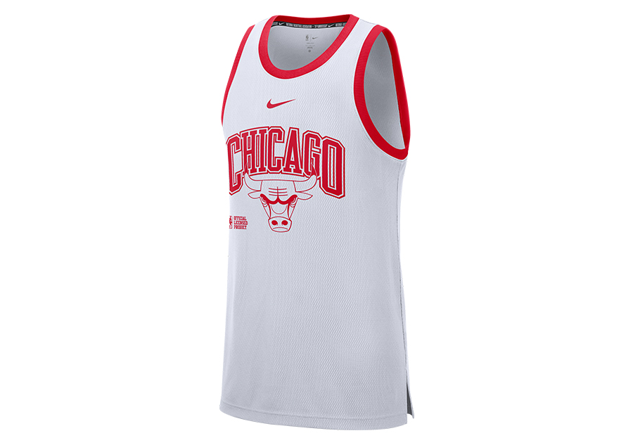 Nike Chicago Bulls Courtside NBA Tracksuit Red - WHITE/UNIVERSITY RED/WHITE
