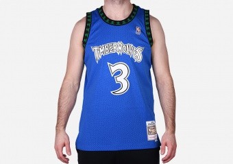 MITCHELL & NESS SWINGMAN JERSEY MINNESOTA TIMBERWOLVES - STEPHON MARBURY