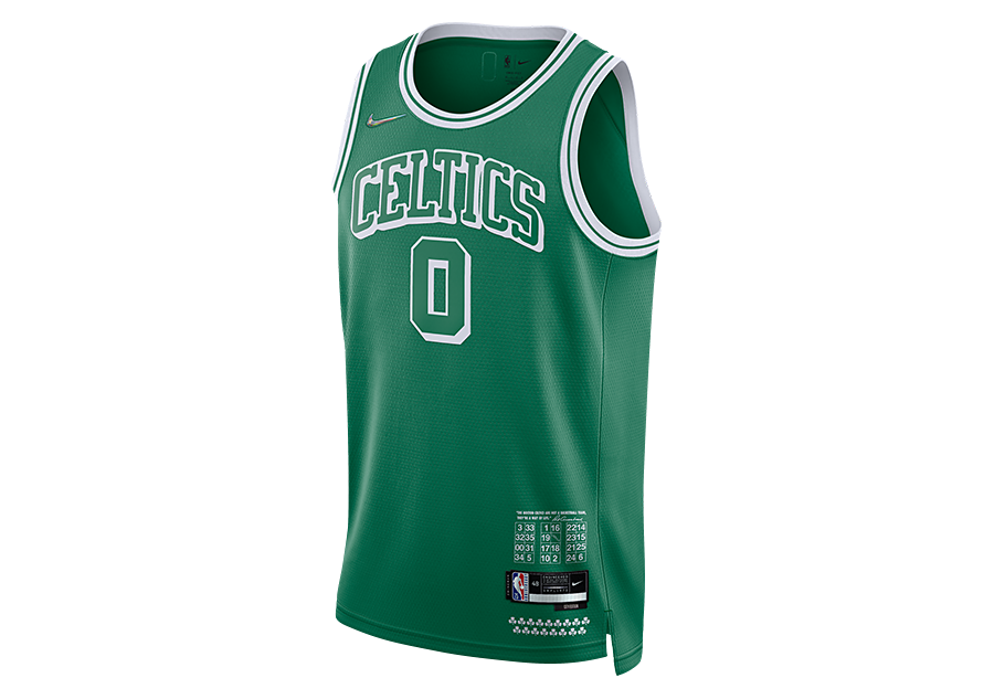 NIKE NBA BOSTON CELTICS JAYSON TATUM DRI-FIT SWINGMAN JERSEY CLOVER