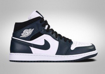 Nike air jordan 1 shop navy blue and white