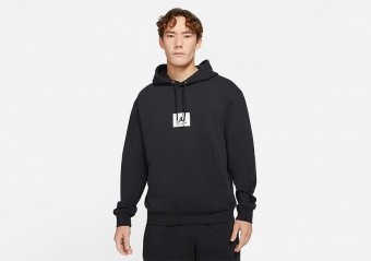 NIKE AIR JORDAN ESSENTIALS STATEMENT FLEECE HOODIE BLACK