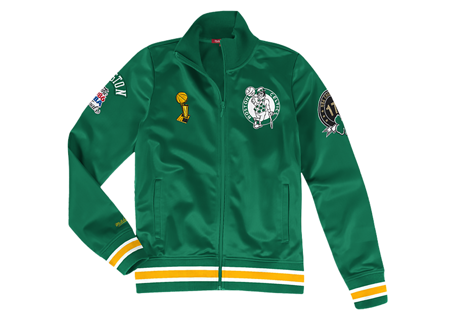 MITCHELL & NESS CHAMP CITY TRACK JACKET BOSTON CELTICS