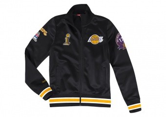 MITCHELL & NESS CHAMP CITY TRACK JACKET LOS ANGELES LAKERS