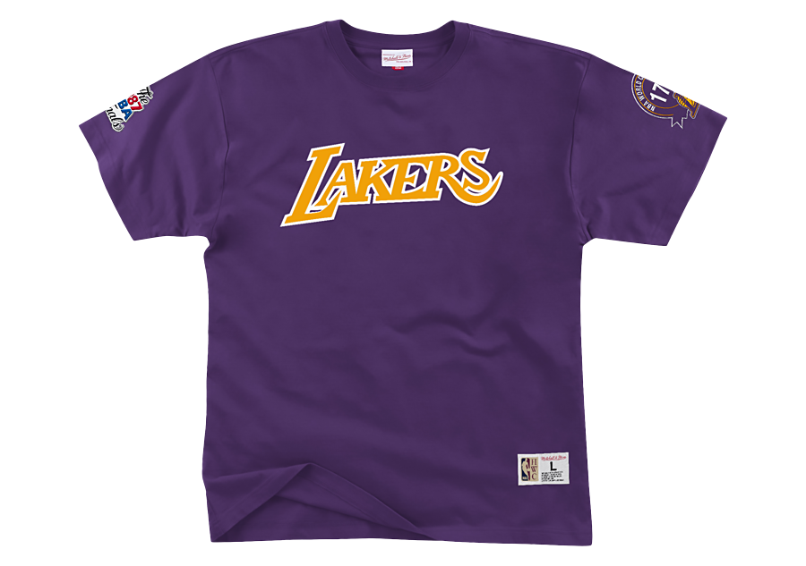 MITCHELL & NESS CHAMP CITY TEE LOS ANGELES LAKERS