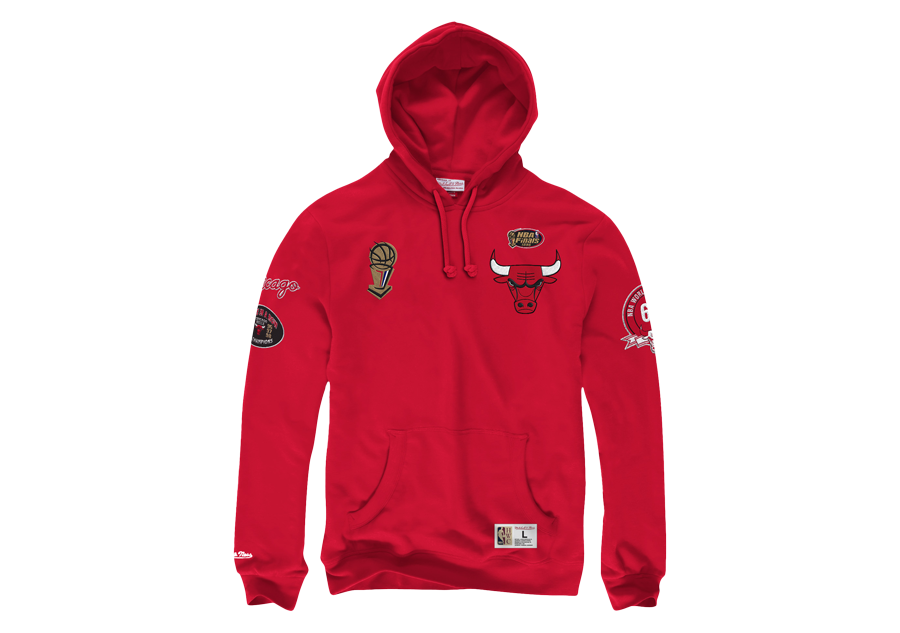 MITCHELL & NESS CHAMP CITY HOODY CHICAGO BULLS