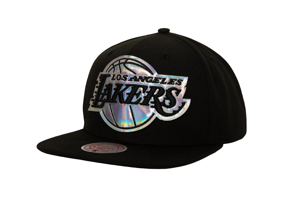 MITCHELL & NESS IRIDESCENT XL LOGO SNAPBACK HWC LOS ANGELES LAKERS