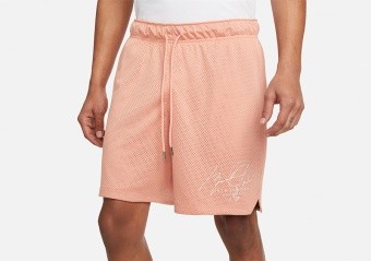 NIKE AIR JORDAN ESSENTIALS MESH SHORT LIGHT MADDER ROOT