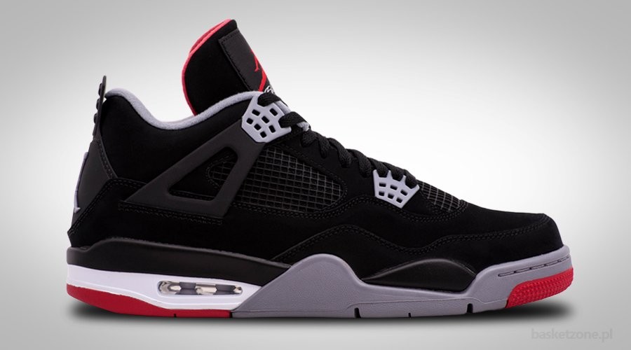 NIKE AIR JORDAN 4 RETRO BRED BLACK CEMENT per 135 00 Basketzone