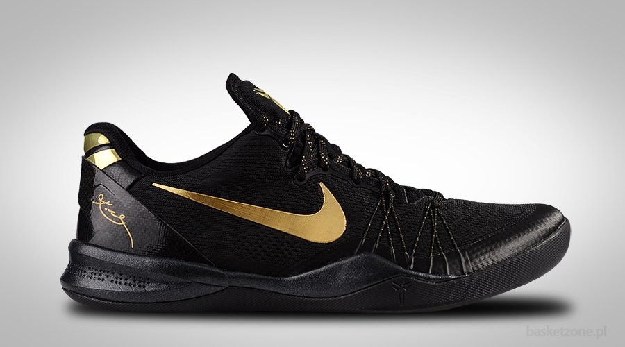 NIKE KOBE 8 SYSTEM ELITE + AWAY BLACK GOLD