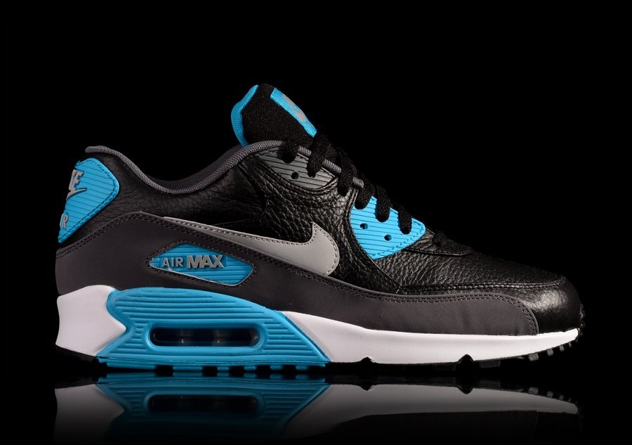 NIKE AIR MAX 90 LEATHER BLUE WOLF GREY